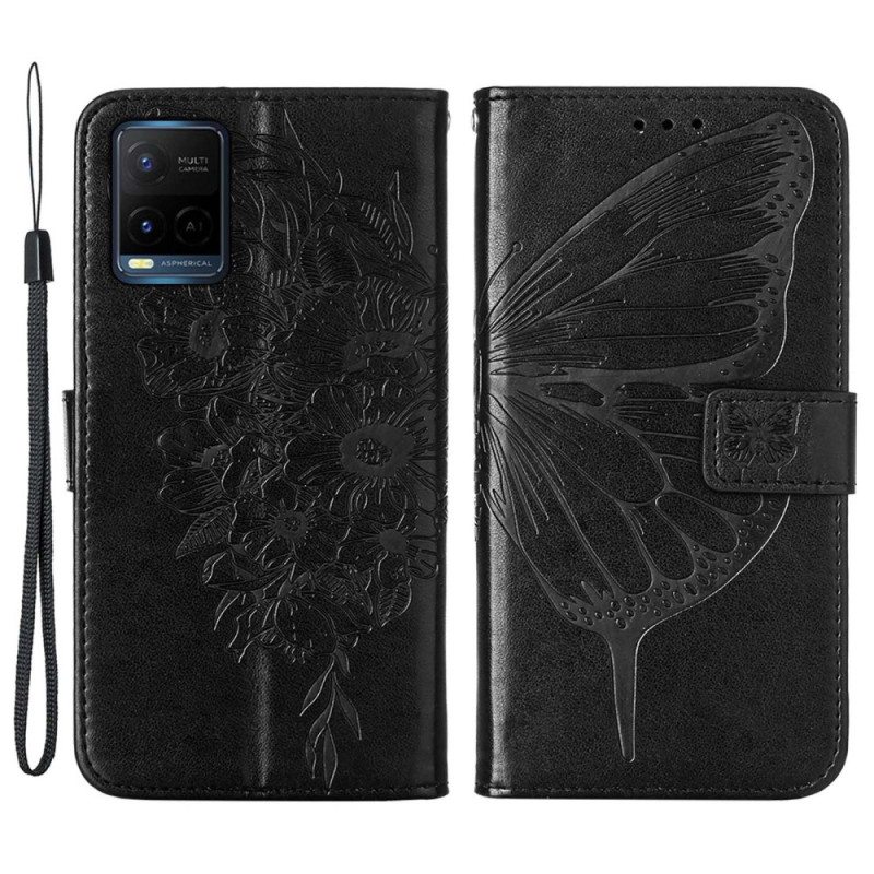 Kotelot Vivo Y21 Butterfly Design