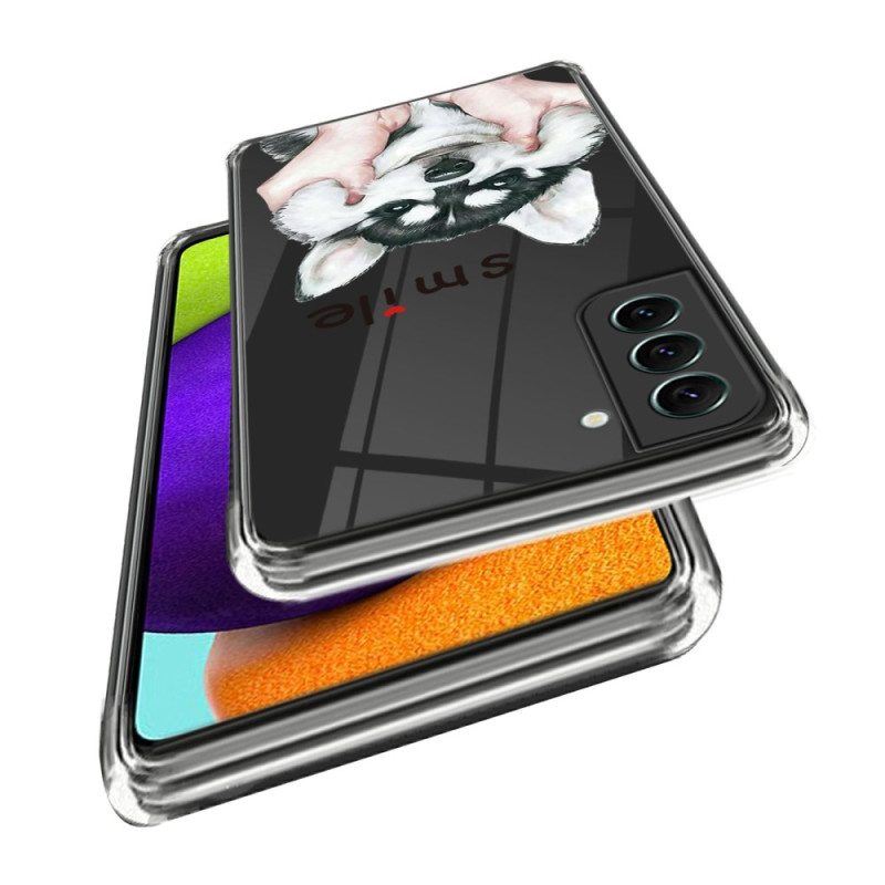 Case Samsung Galaxy S23 5G Saumaton Koiran Hymy