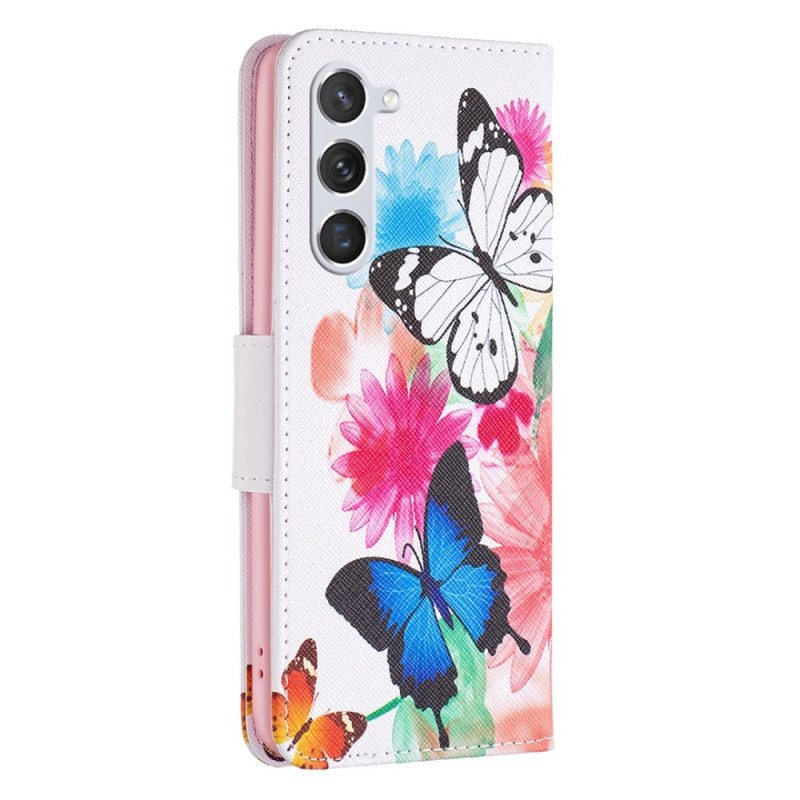 Flip Case Samsung Galaxy S23 5G Perhosia