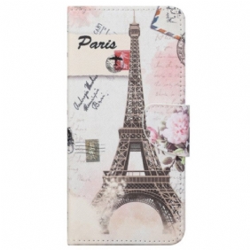 Kotelot Samsung Galaxy S23 5G Vintage Eiffel-torni