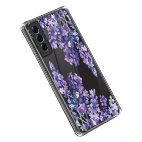 Kuori Samsung Galaxy S23 5G Saumattomat Violetit Kukat