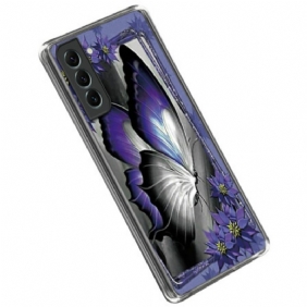 Kuori Samsung Galaxy S23 5G Violetti Perhonen