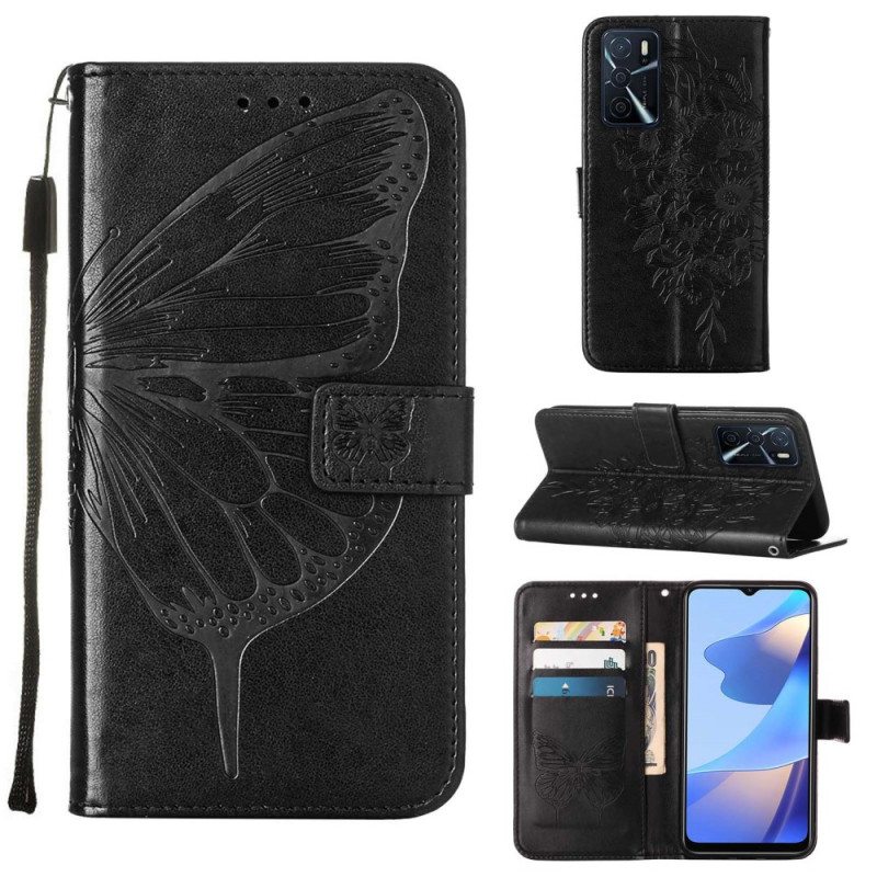 Kotelot Oppo A16 / A16s Butterfly Design