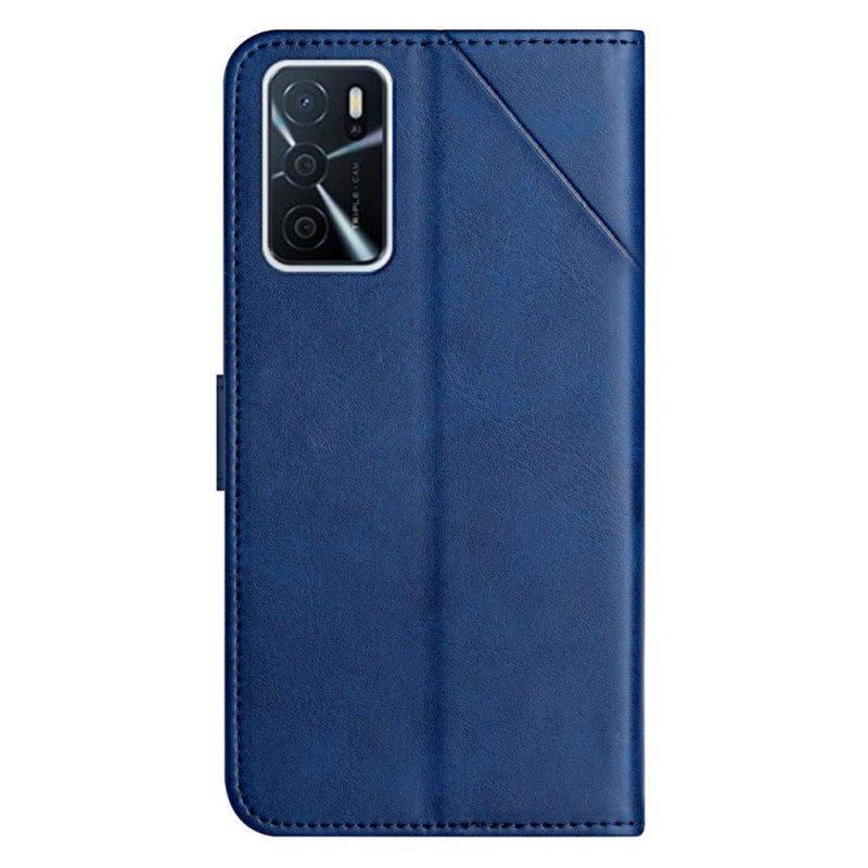 Kotelot Oppo A16 / A16s X Design Geo Leather Style