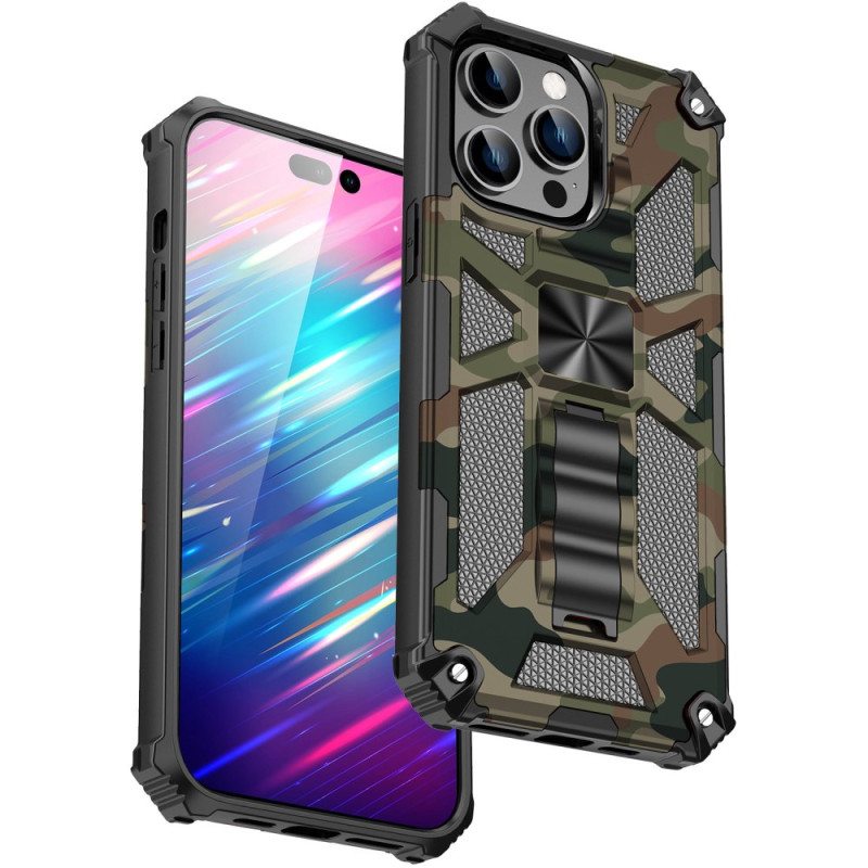 Case iPhone 14 Pro Max Naamiointi Irrotettava Tuki