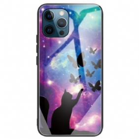 Case iPhone 14 Pro Max Star Cat Karkaistu Lasi