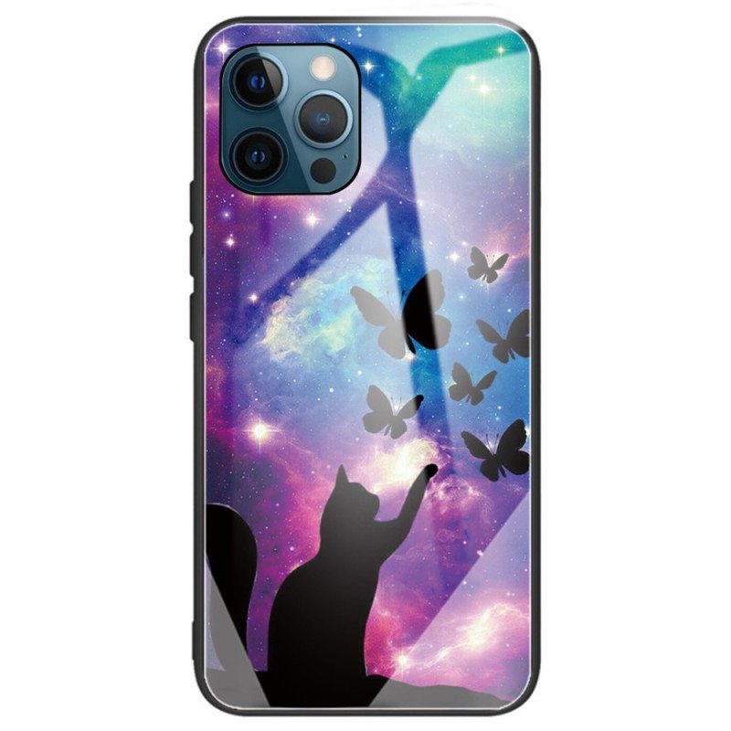 Case iPhone 14 Pro Max Star Cat Karkaistu Lasi