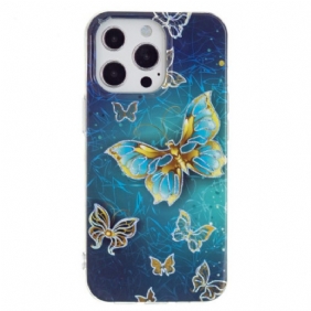 Case iPhone 15 Pro Arvokkaita Perhosia