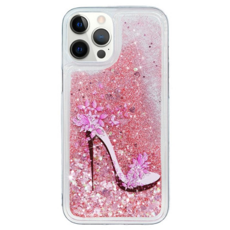 Case iPhone 15 Pro Paljettipumppu