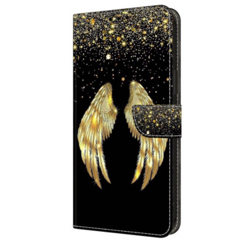 Kotelot iPhone 15 Pro Golden Wings