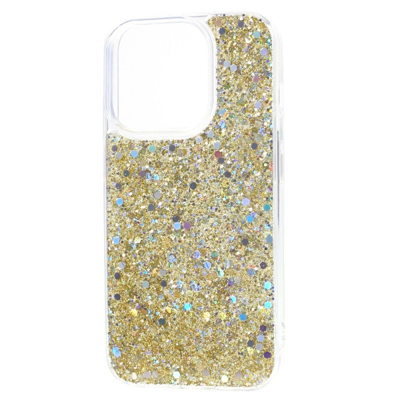 Kuori iPhone 15 Pro Pelkkää Glitteriä