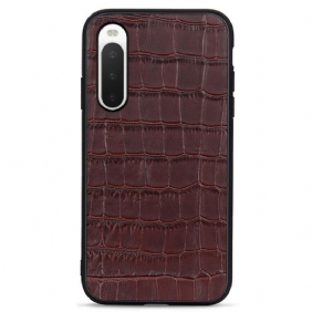 Case Sony Xperia 10 IV Aito Crocodile Texture -nahka