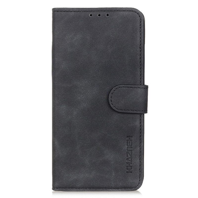 Flip Case Sony Xperia 10 IV Khazneh Vintage Nahkaefekti