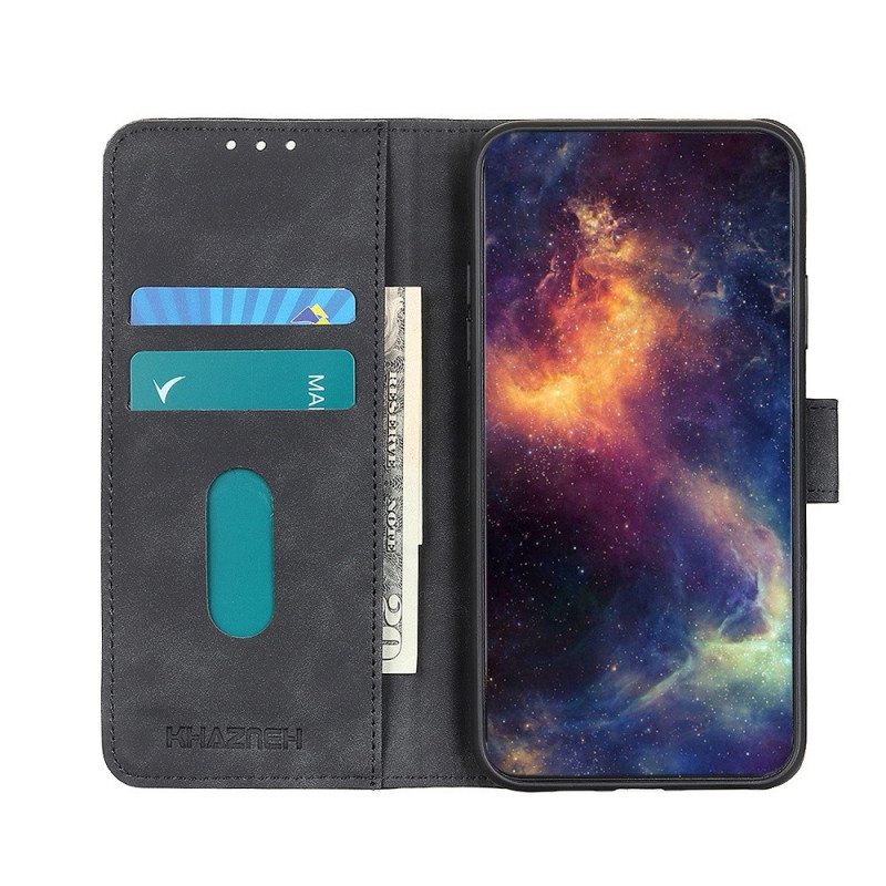 Flip Case Sony Xperia 10 IV Khazneh Vintage Nahkaefekti