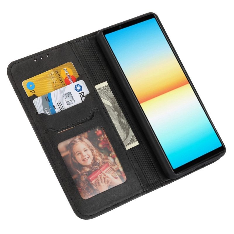 Flip Case Sony Xperia 10 IV Pieni Kissanpentu