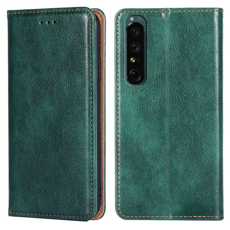 Flip Case Sony Xperia 10 IV Vintage Design