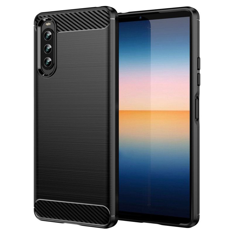 Kuori Sony Xperia 10 IV Harjattua Hiilikuitua