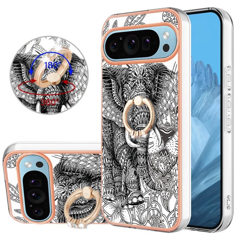 Kuori Google Pixel 9 Pro Elephant Totem Sport Ring