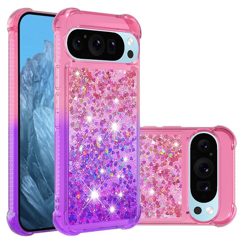 Kuori Google Pixel 9 Pro Glitter Gradient Suojakuori