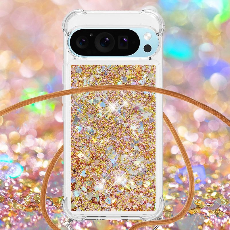 Kuori Google Pixel 9 Pro Glitteriä Suojakuori