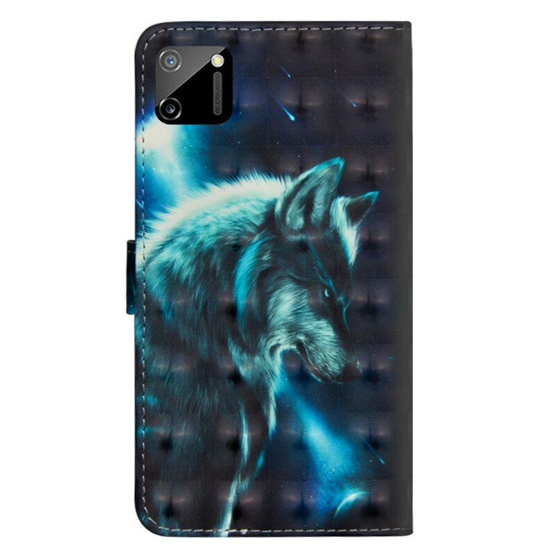 Flip Case Realme C11 Majestic Wolf