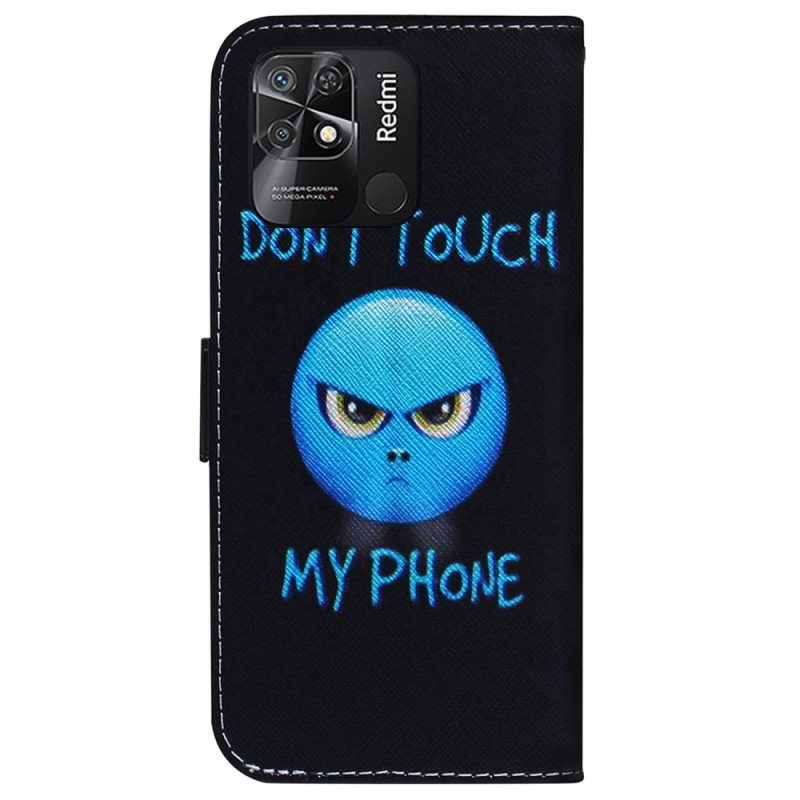 Flip Case Xiaomi Redmi 10C Emoji Puhelin