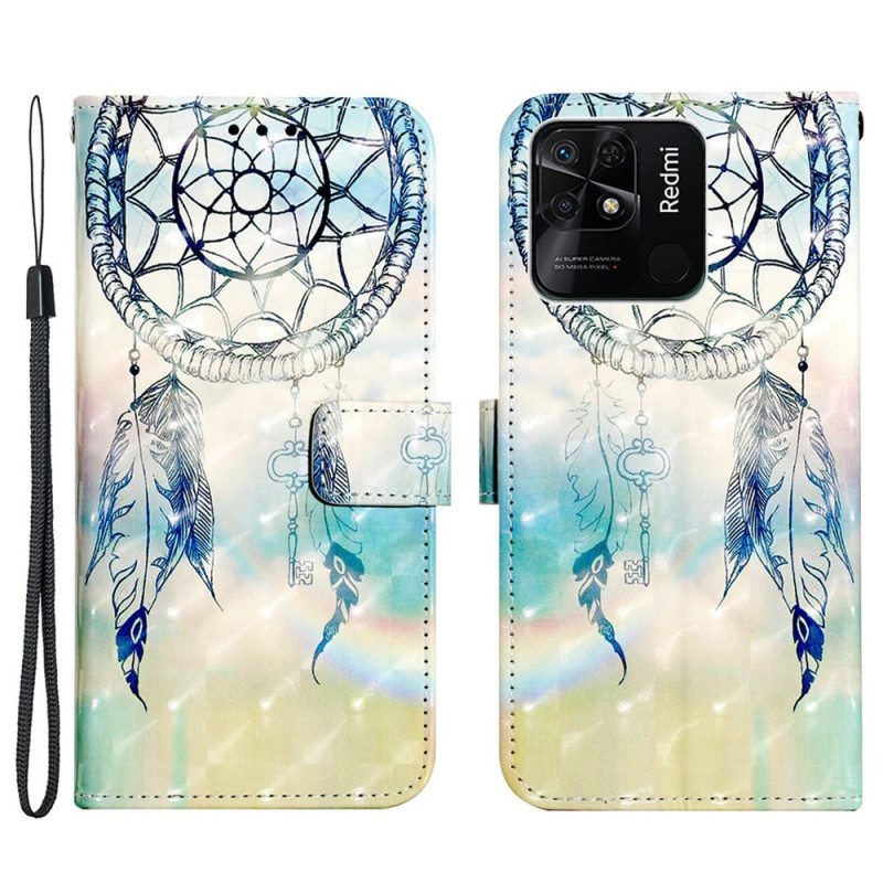 Kotelot Xiaomi Redmi 10C Suojaketju Kuori Hihna Dream Catcher