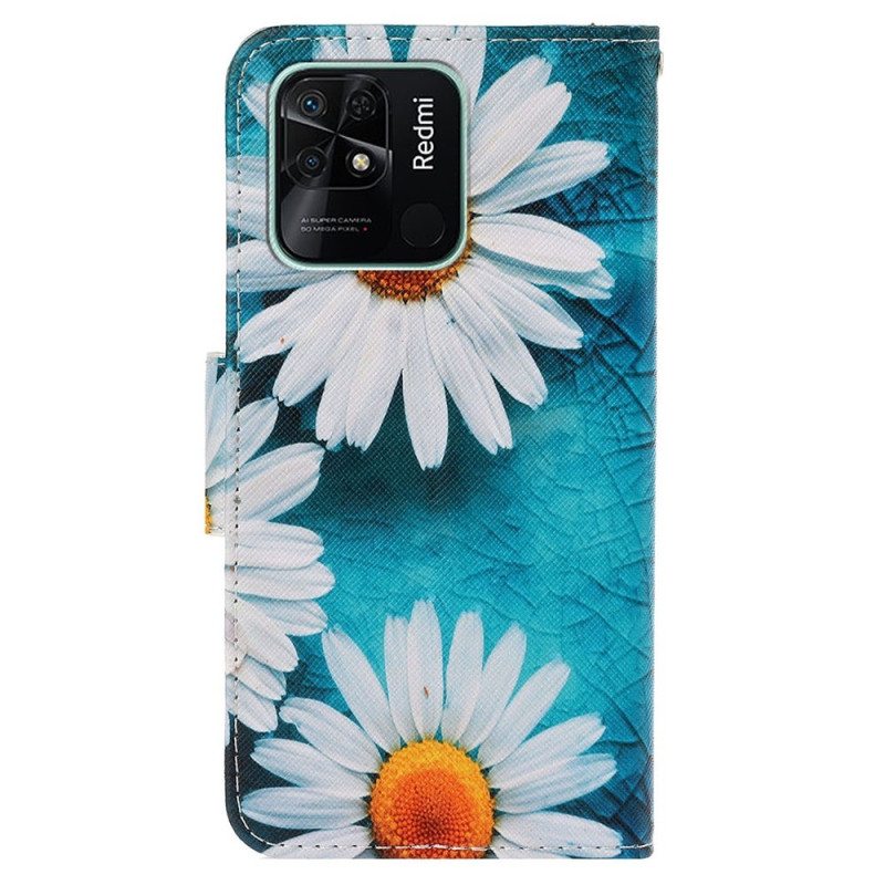 Kotelot Xiaomi Redmi 10C Suojaketju Kuori Thong Daisies