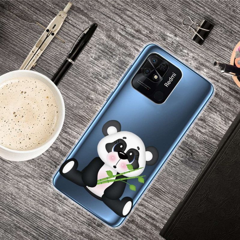 Kuori Xiaomi Redmi 10C Saumaton Söpö Panda