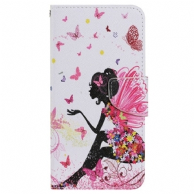 Nahkakotelo Xiaomi Redmi 10C Suojaketju Kuori Thong Fairy