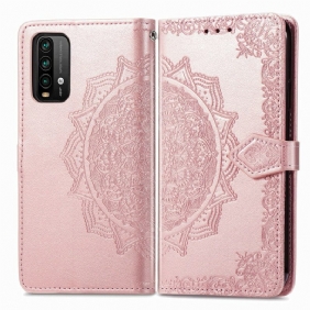 Nahkakotelo Xiaomi Redmi 9T Mandala Keskiaika