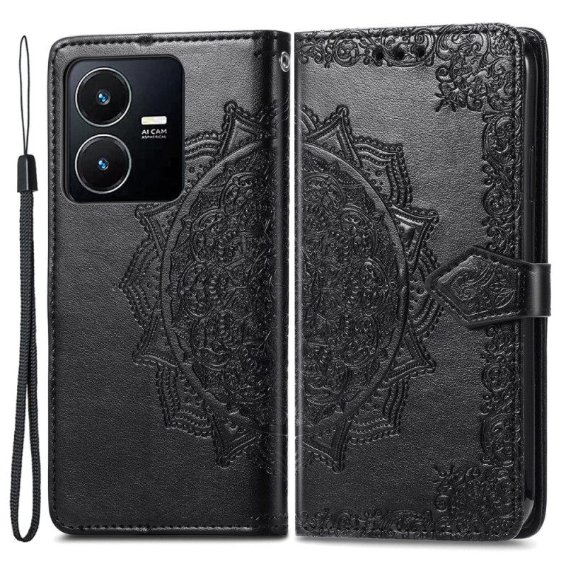 Flip Case Vivo Y35 Barokki-mandala