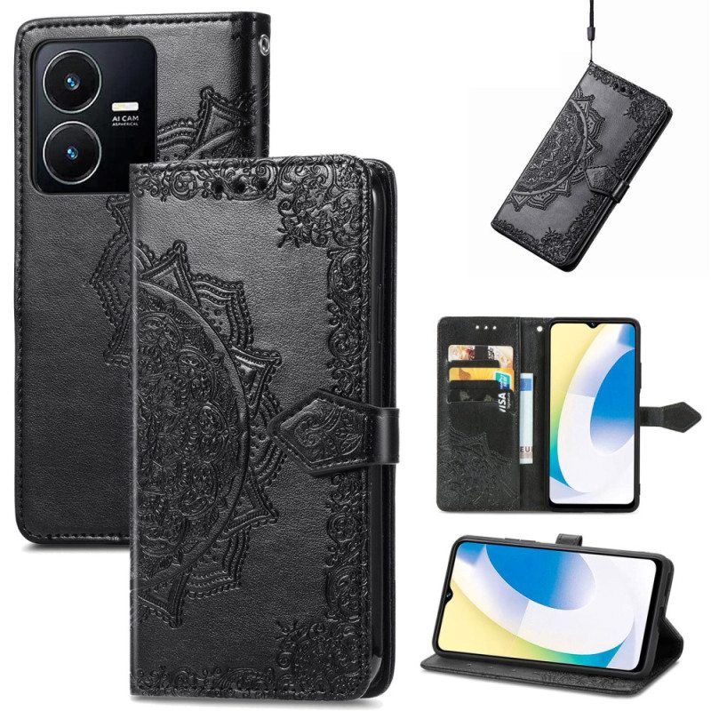 Flip Case Vivo Y35 Barokki-mandala