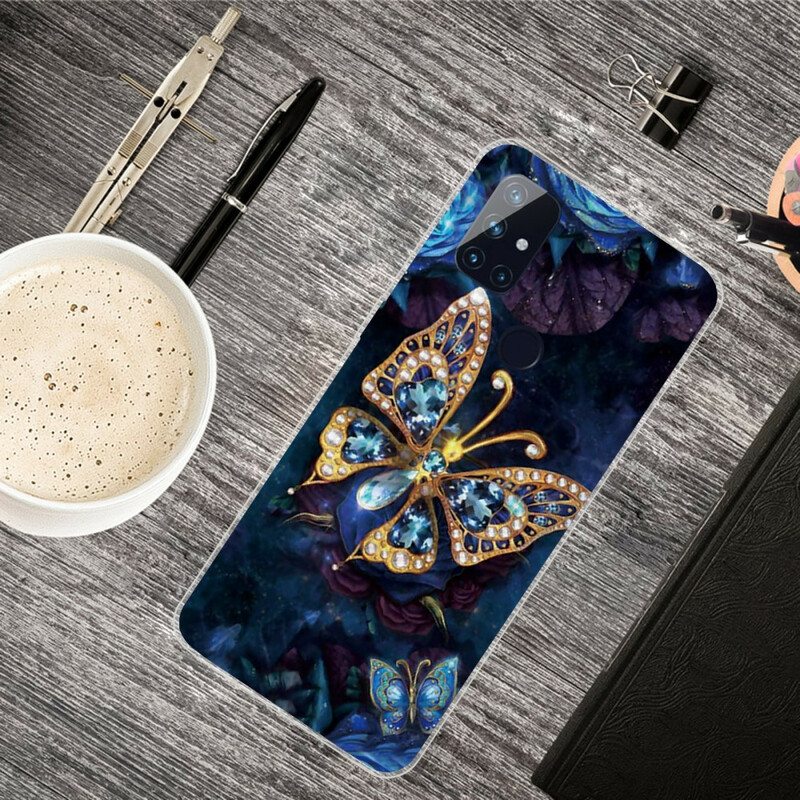 Case OnePlus Nord N10 Butterfly Luxury