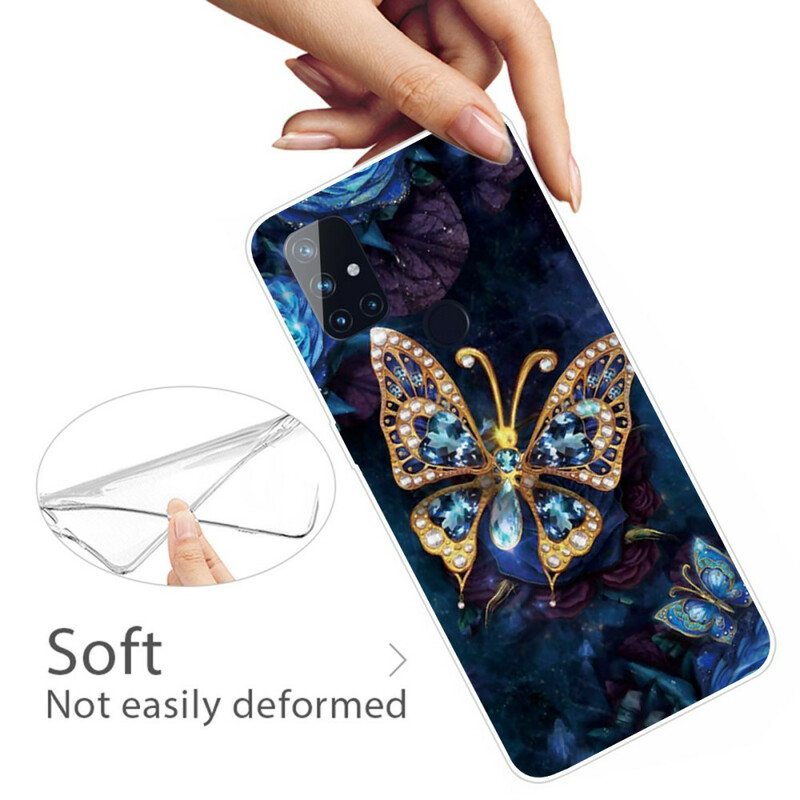 Case OnePlus Nord N10 Butterfly Luxury