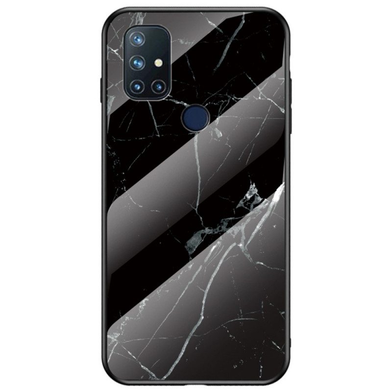 Case OnePlus Nord N10 Marmorivärit Karkaistu Lasi