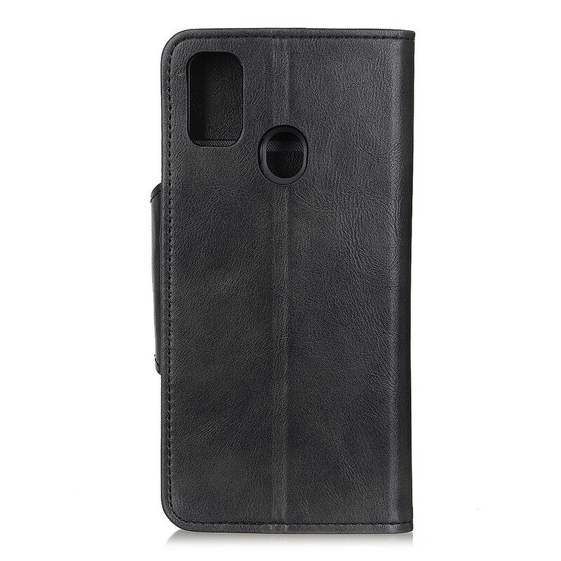 Flip Case OnePlus Nord N10 Koristeellinen Tekonahkainen Nappi