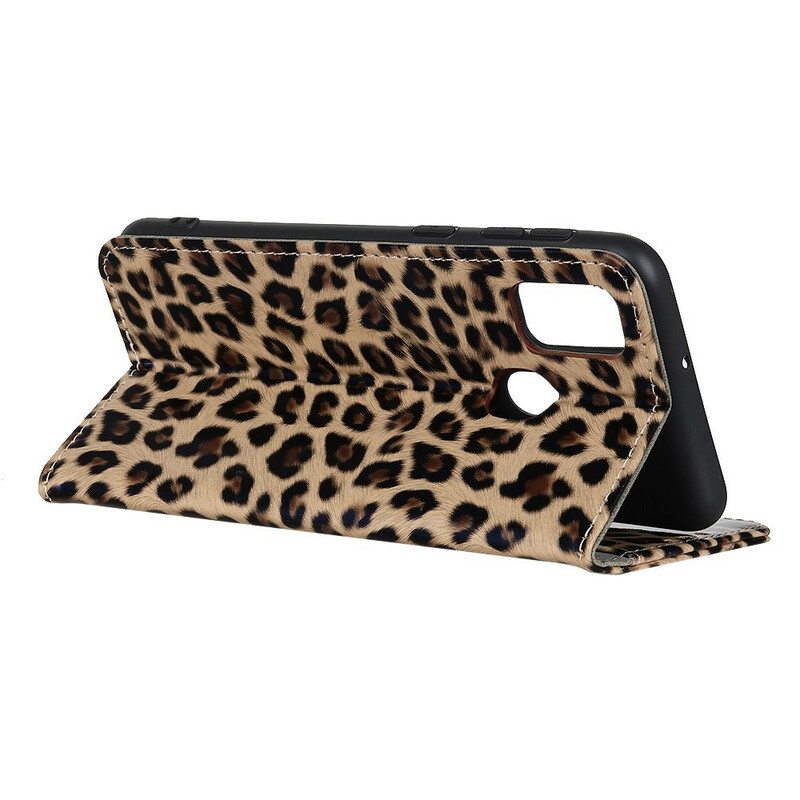 Flip Case OnePlus Nord N10 Leopardi