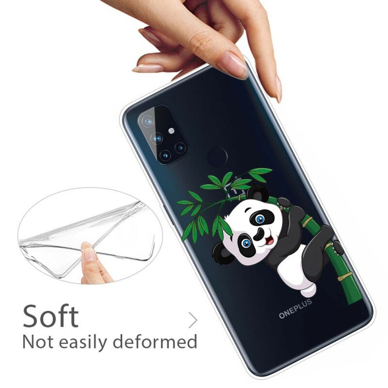 Kuori OnePlus Nord N10 Saumaton Panda Bambulla