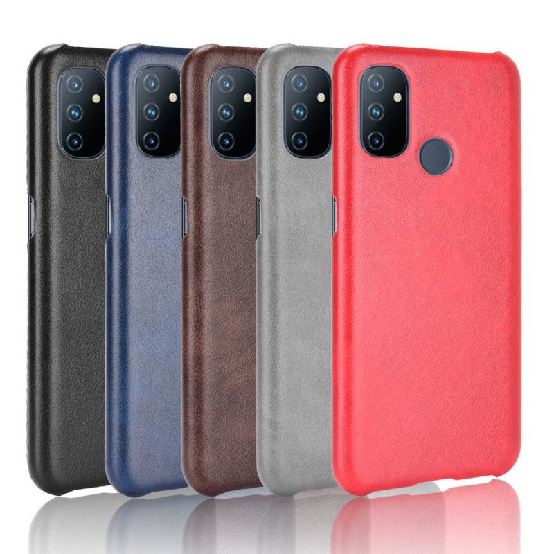 Case OnePlus Nord N100 Litchi Performance -nahkaefekti