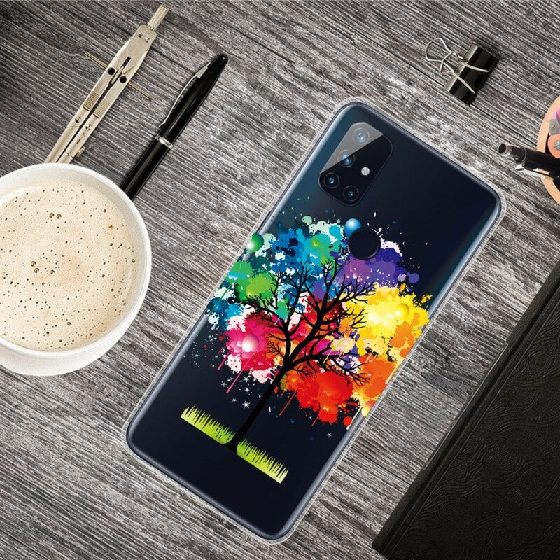 Case OnePlus Nord N100 Saumaton Akvarellipuu