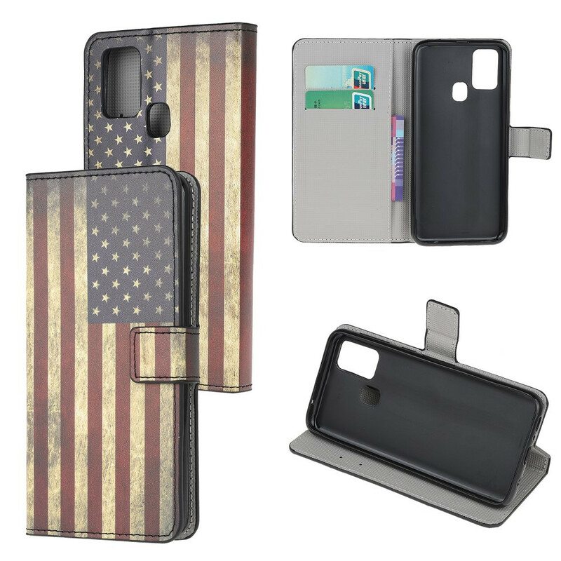 Flip Case OnePlus Nord N100 Amerikan Lippu