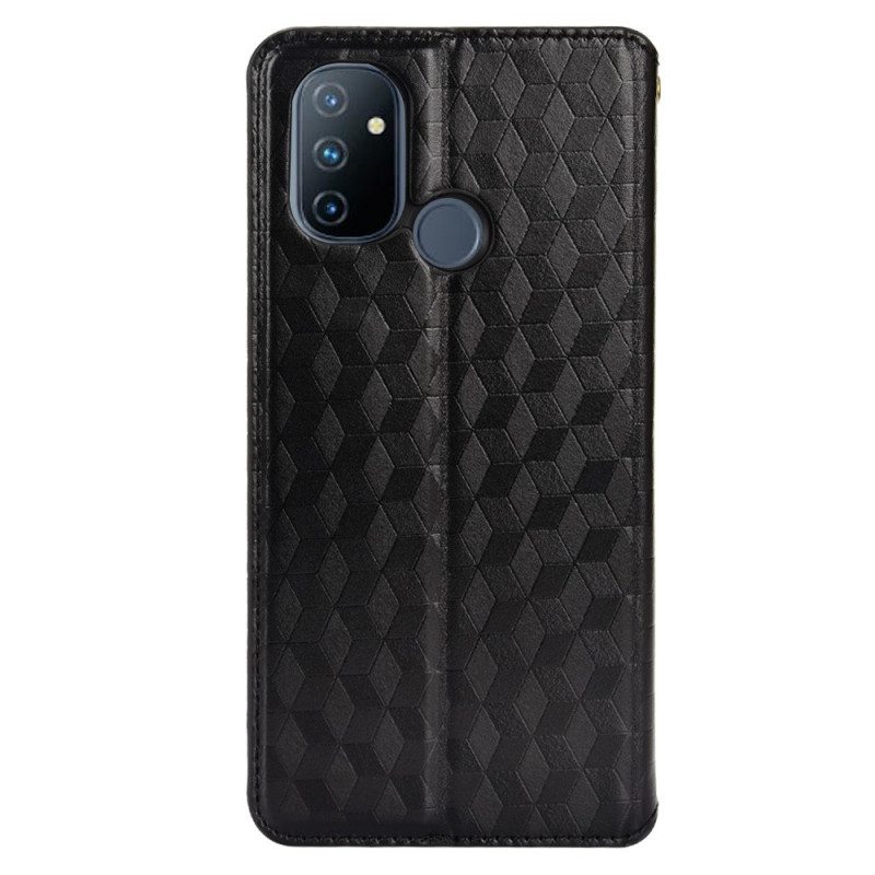 Puhelinkuoret OnePlus Nord N100 Kotelot Flip 3d Diamond Leather Effect