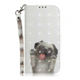 Flip Case Samsung Galaxy S20 FE Suojaketju Kuori Love My Dog Strong