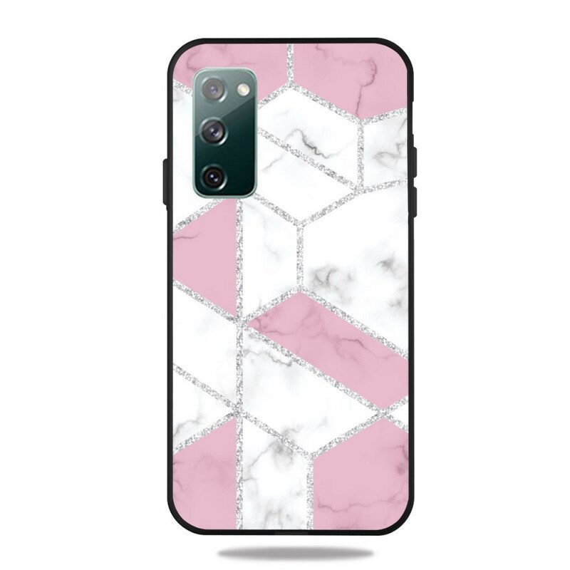 Kuori Samsung Galaxy S20 FE Glitter Marble