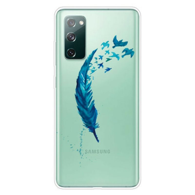 Kuori Samsung Galaxy S20 FE Kaunis Höyhen