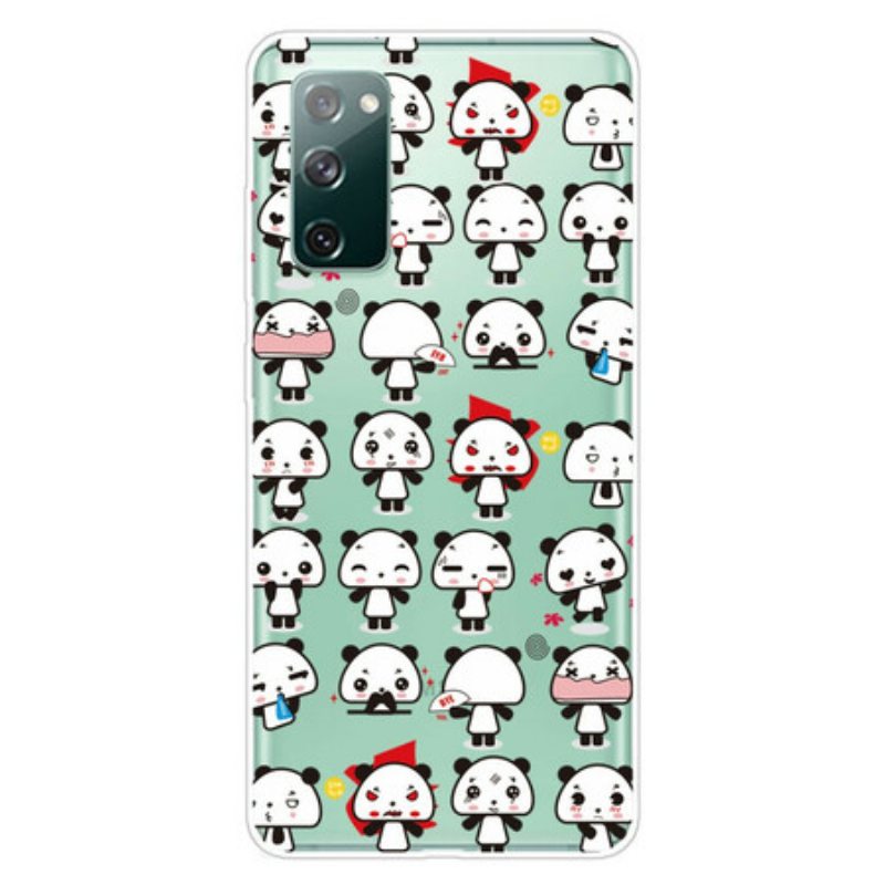 Kuori Samsung Galaxy S20 FE Saumaton Hauska Panda