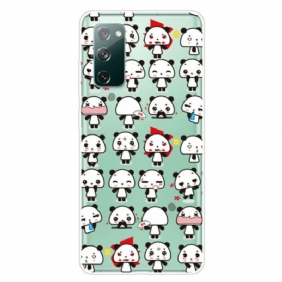 Kuori Samsung Galaxy S20 FE Saumaton Hauska Panda