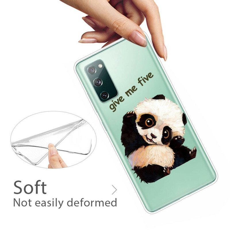 Kuori Samsung Galaxy S20 FE Saumaton Panda Anna Minulle Viisi