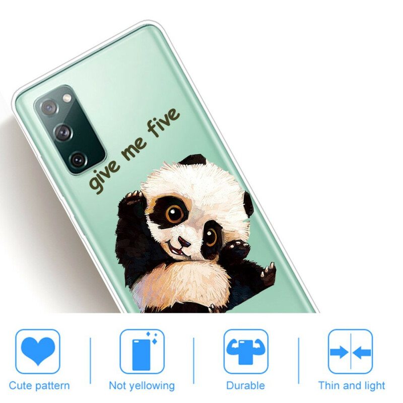 Kuori Samsung Galaxy S20 FE Saumaton Panda Anna Minulle Viisi